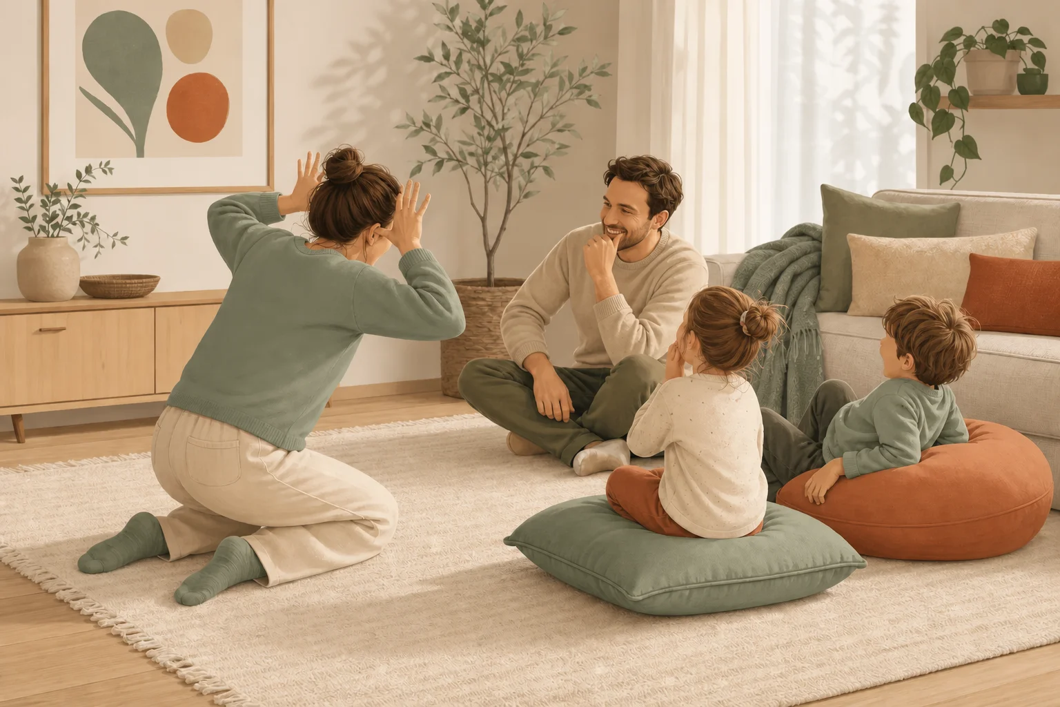 Illustration zur Lomiva-Idee „Bring mich zum Lachen“.