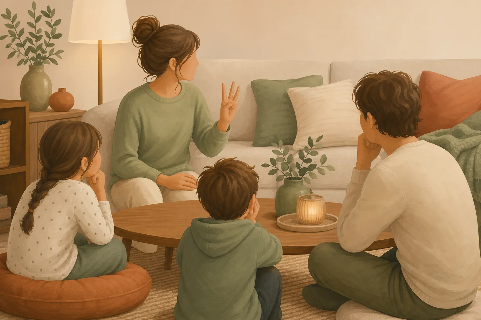 Illustration zur Lomiva-Idee „Zwei Wahrheiten, eine Quatschgeschichte“.
