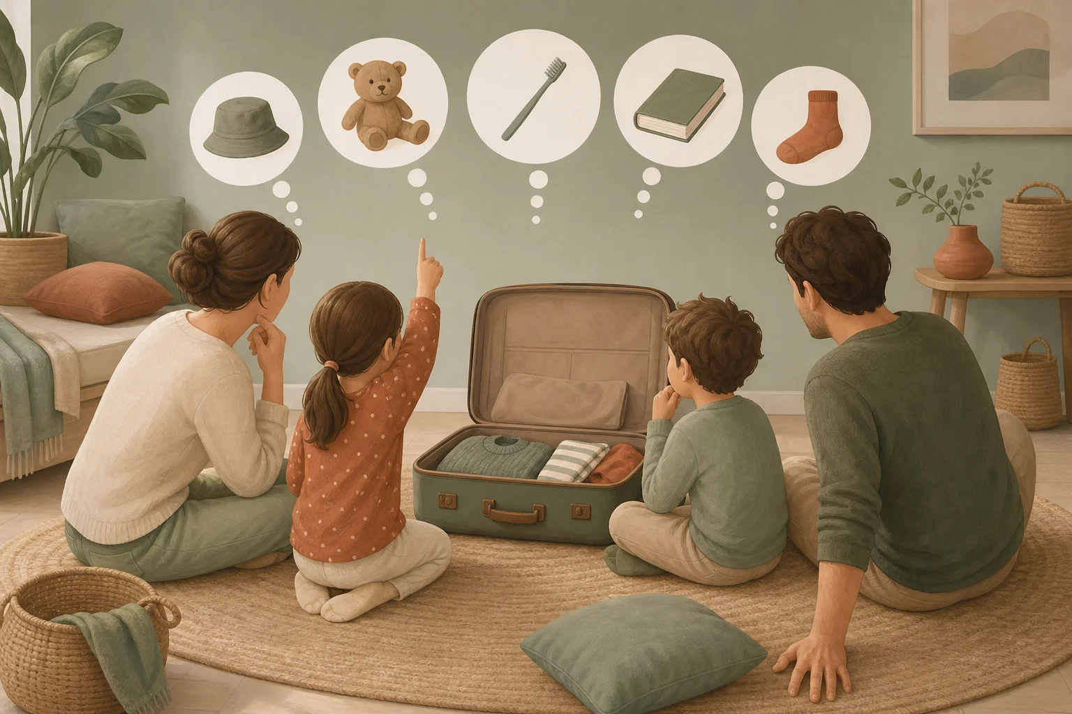 Illustration zur Lomiva-Idee „Ich packe meinen Koffer“.
