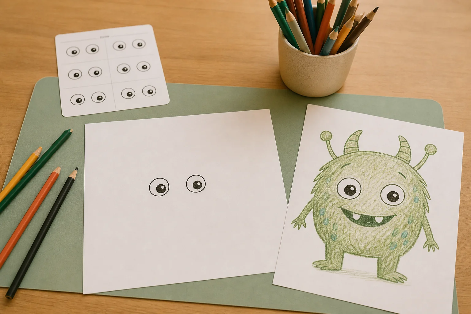Illustration zur Lomiva-Idee „Aus zwei Augen wird ...“.